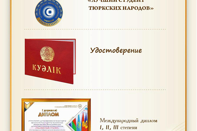 Студент Казатов Элмырза Урматович принял участие в конкурсе «ЛУЧШИЙ СТУДЕНТ ТЮРКСКИХ НАРОДОВ»
